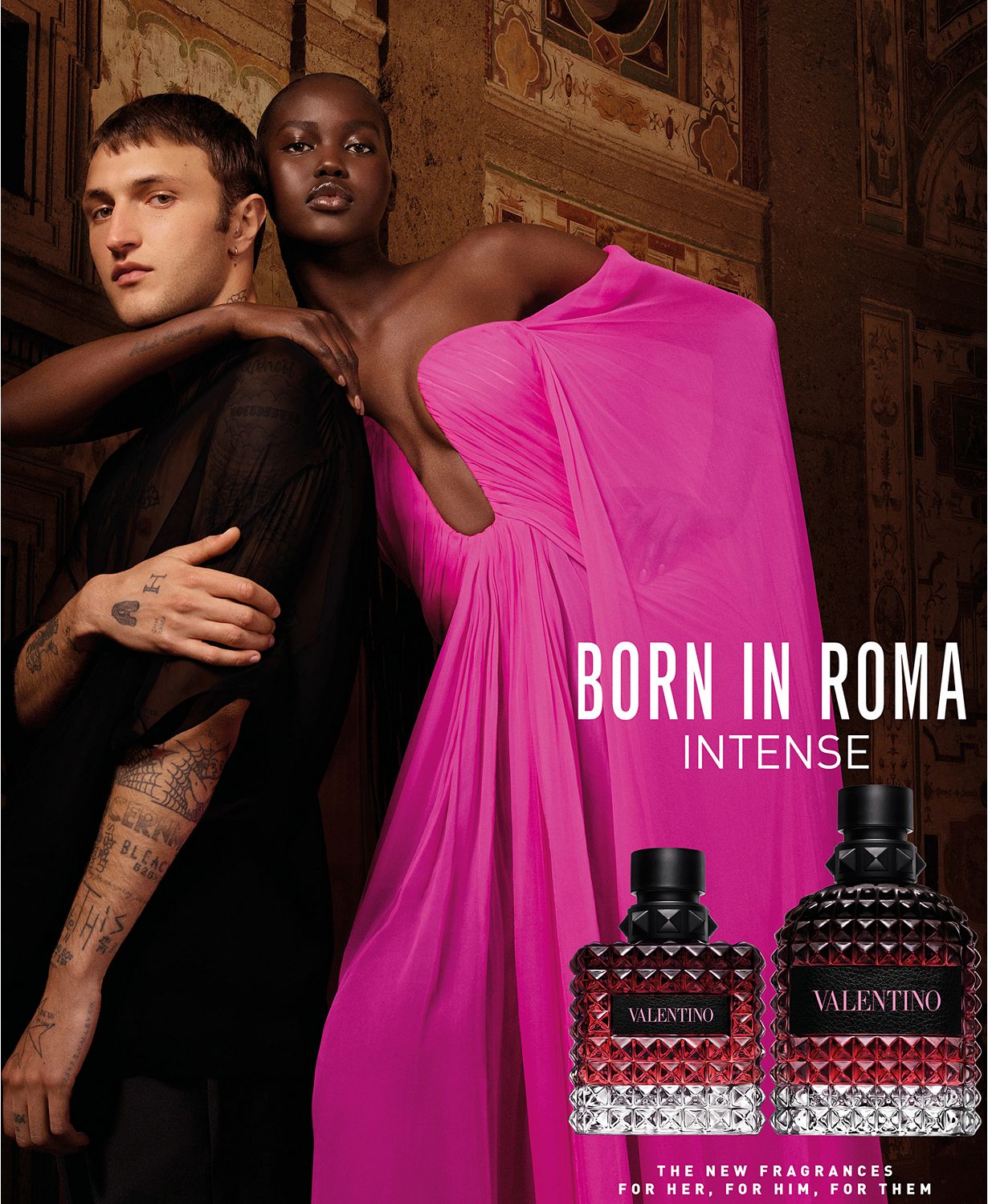 Uomo Born in Roma Intense Eau de Parfum Spray, 3.4 oz.