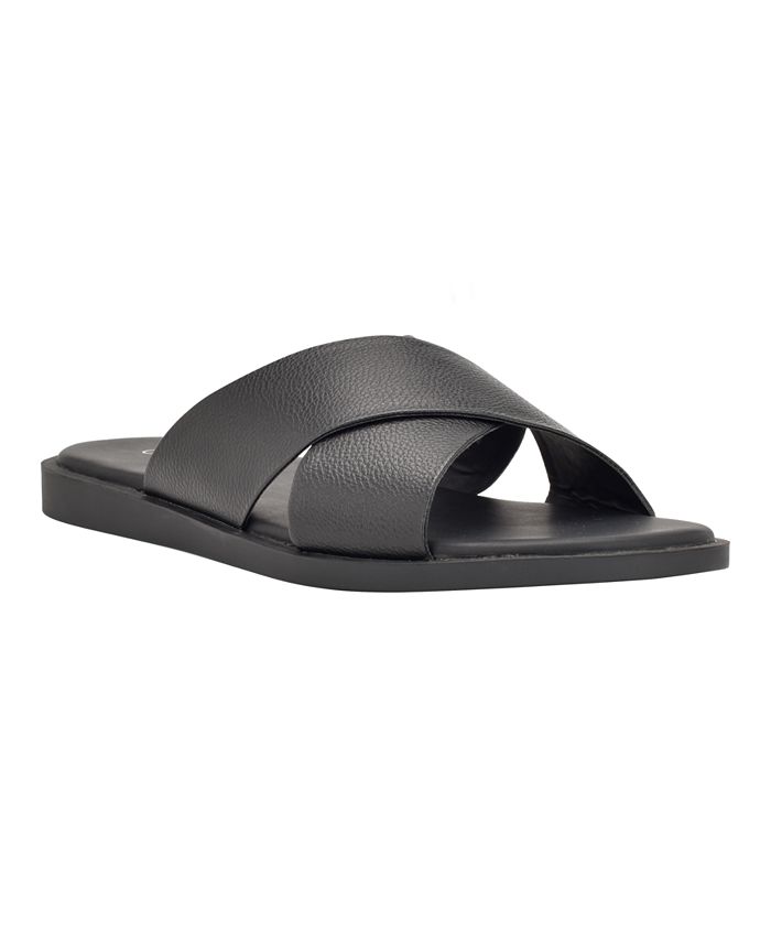Calvin Klein Men's Enrico Casual Slip-On Flat Sandals - Macy's