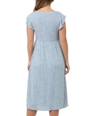 Maternity Ava Shirred Dress