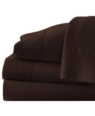 Classy Pleated 21" Extra Deep Pocket Sheet Set, Queen
