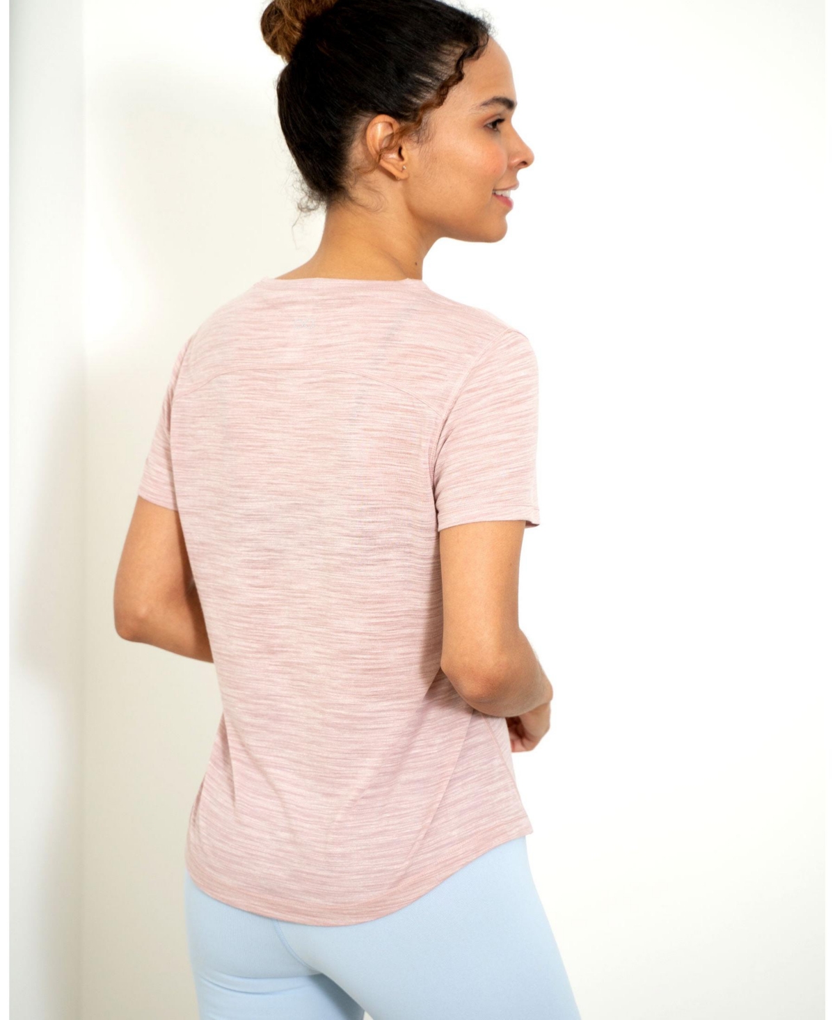 Rebody Active Women's Lea Short Sleeve Top for Women