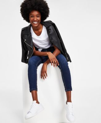 High Rise Skinny Ankle Jeans