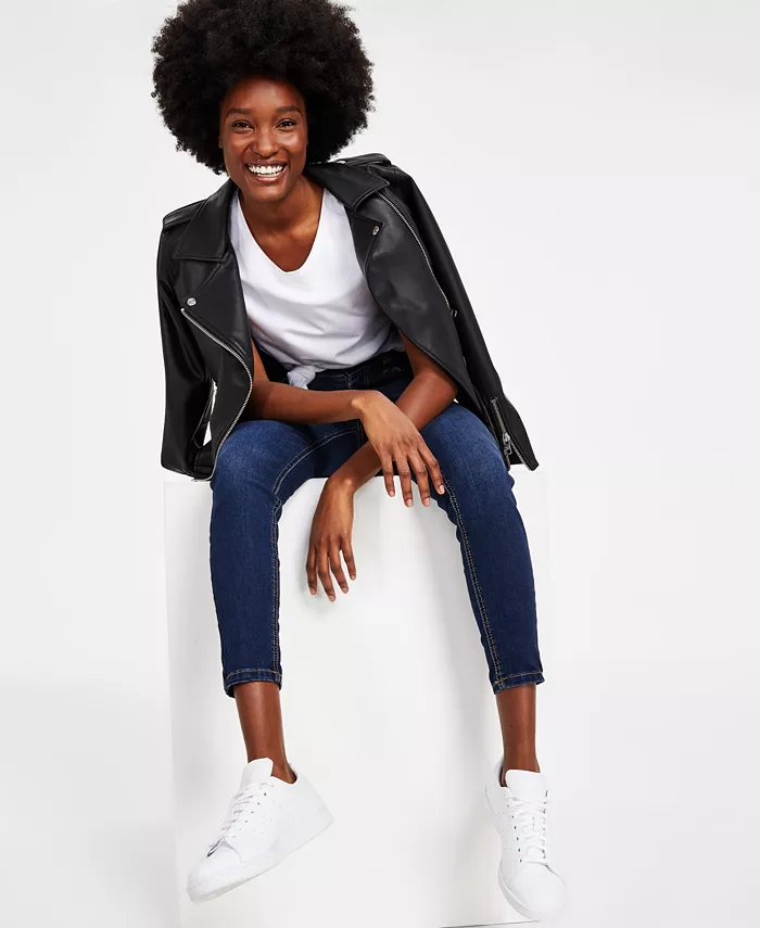 Juniors' High Rise Skinny Ankle Jeans - thumbnail 8