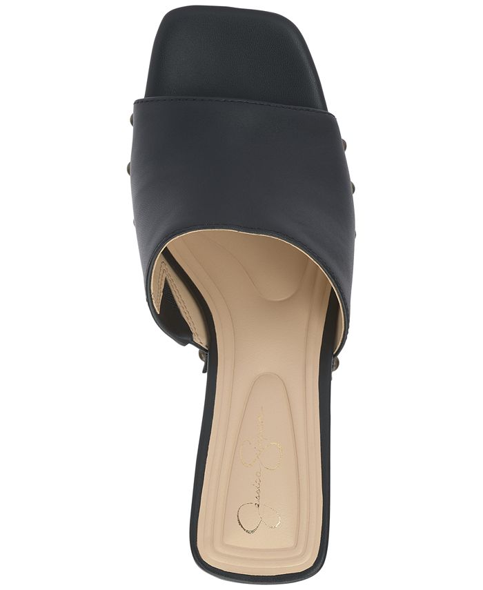 Jessica Simpson Women's Charlete Studded Platform Wedge Sandals - Macy's