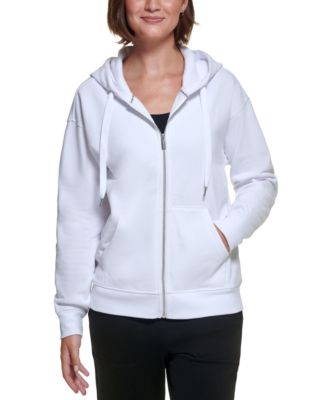 Women s Fleece Long Sleeve Zip Front Hoodie