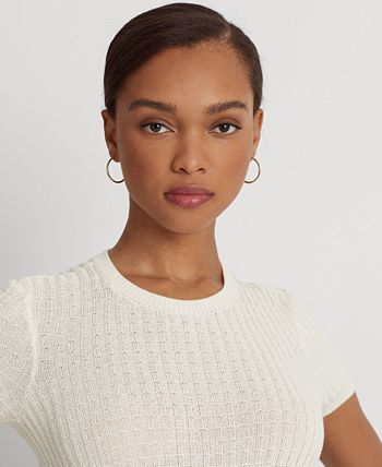 Womens short sleeve sweaters sale