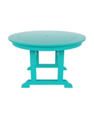47" Round Outdoor Patio Dining Table