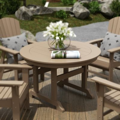 47" Round Outdoor Patio Dining Table