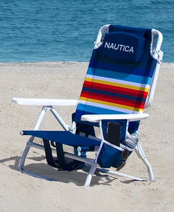 Nautica 5 Position Beach Chair Macy s