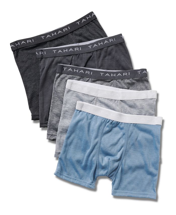 Reebok Boys Underwear Performance Boxer Briefs, Small, 5-Pack 