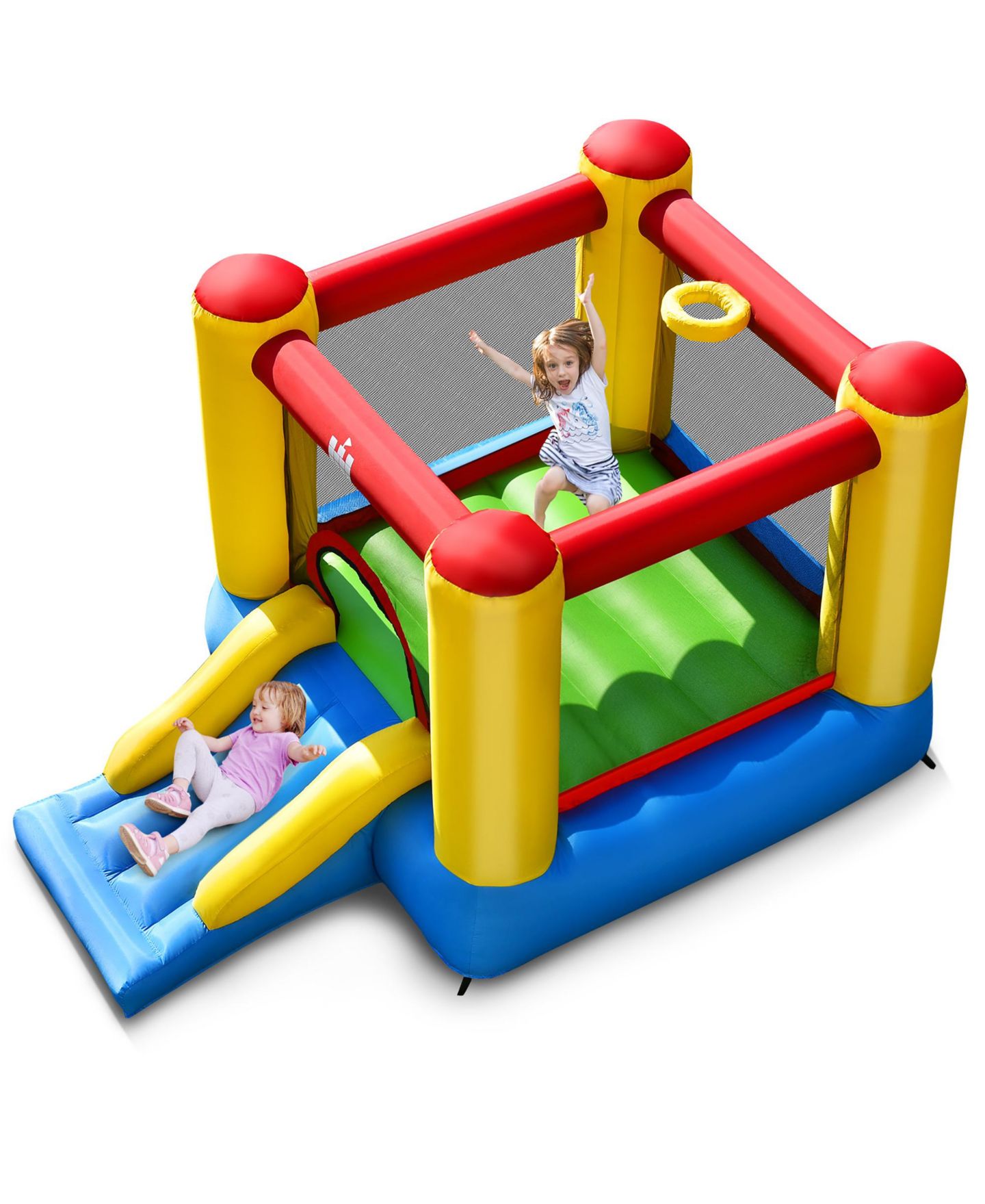 Детская игрушка Costway Inflatable Bouncer Kids Slide Bounce House for Indoor Outdoor without Blower — фото 1