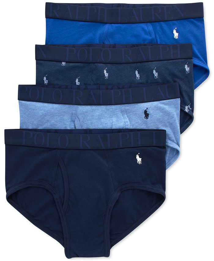 POLO RALPH LAUREN Men's Classic Fit Cotton Boxer Briefs, Trunks & Long Leg  Available, 3-Pack, White/Cruise Navy Pp, Large : : Clothing, Shoes  & Accessories