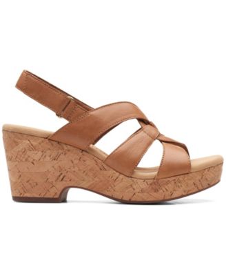 Women's Collection Giselle Beach Slingback Wedge Sandals