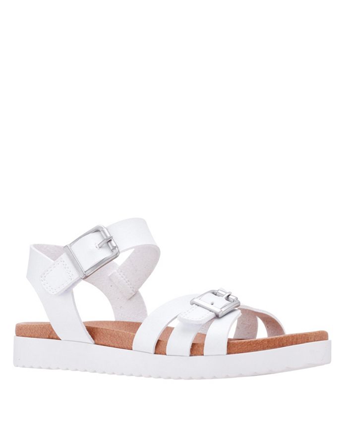 Nina Little Girls Lacey Season Fastening Strap Sandals Macy s