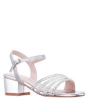 Girls Silver Sandals