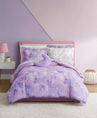 JLA Home - Gabbie Glow in the Dark 8-Pc. Full Comforter Set