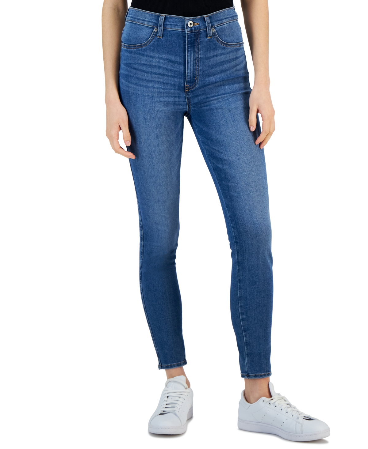  Celebrity Pink Juniors' Curvy High-Rise Skinny Jeans
