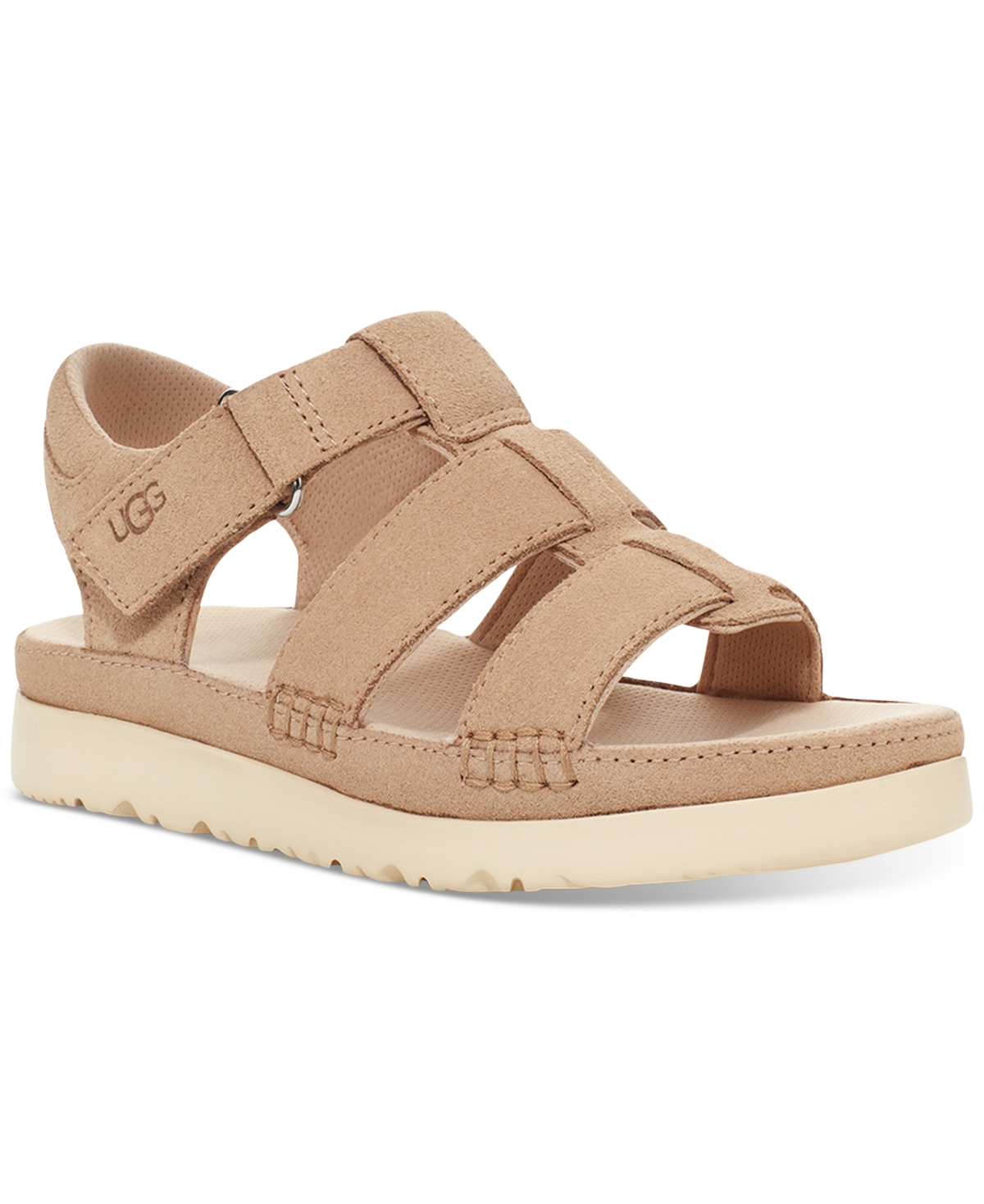 Ugg Goldenstar Strappy Platform Sandal In Driftwood