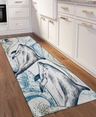 Harbor Washable HA10 2'3" x 7'6" Runner Area Rug