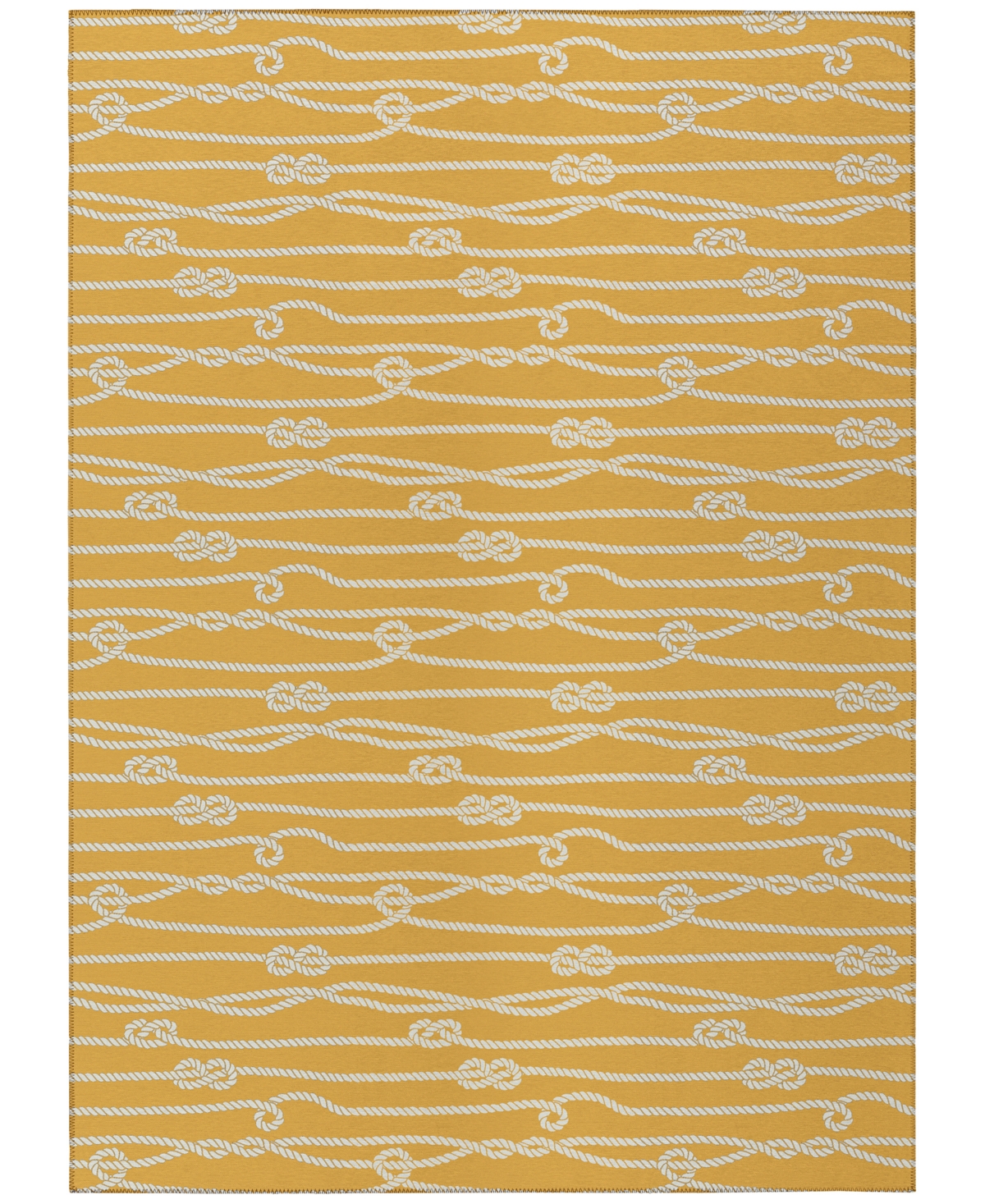D Style Waterfront Wrf7 8' X 10' Area Rug In Gold