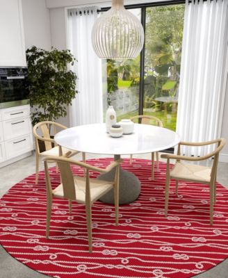 Harbor Washable HA7 8' x 8' Round Area Rug