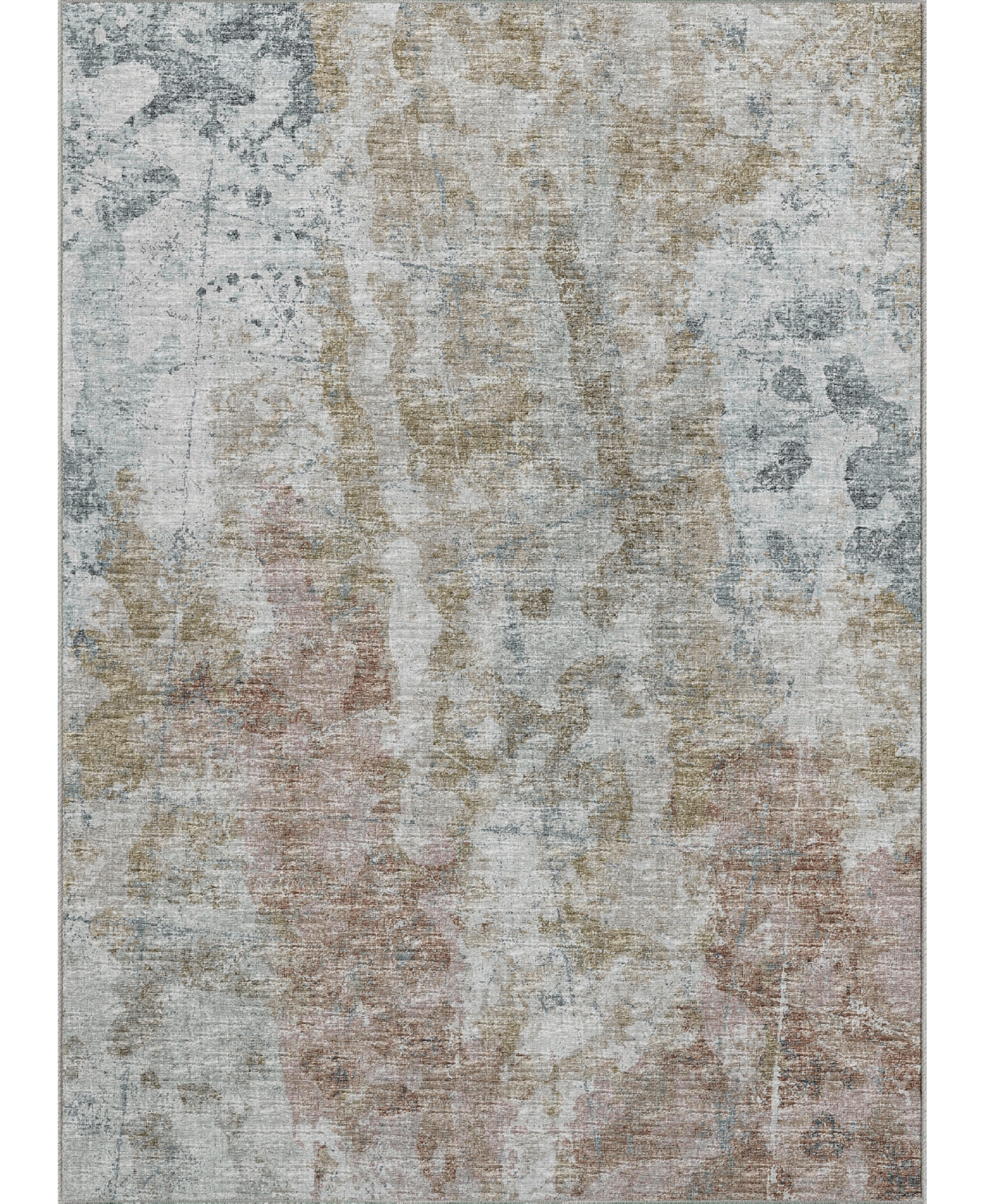 D Style Sandhurst Sdh3 3' X 5' Area Rug In Bluestone