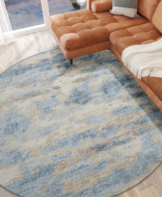 Camberly Washable CM6 8' x 8' Round Area Rug