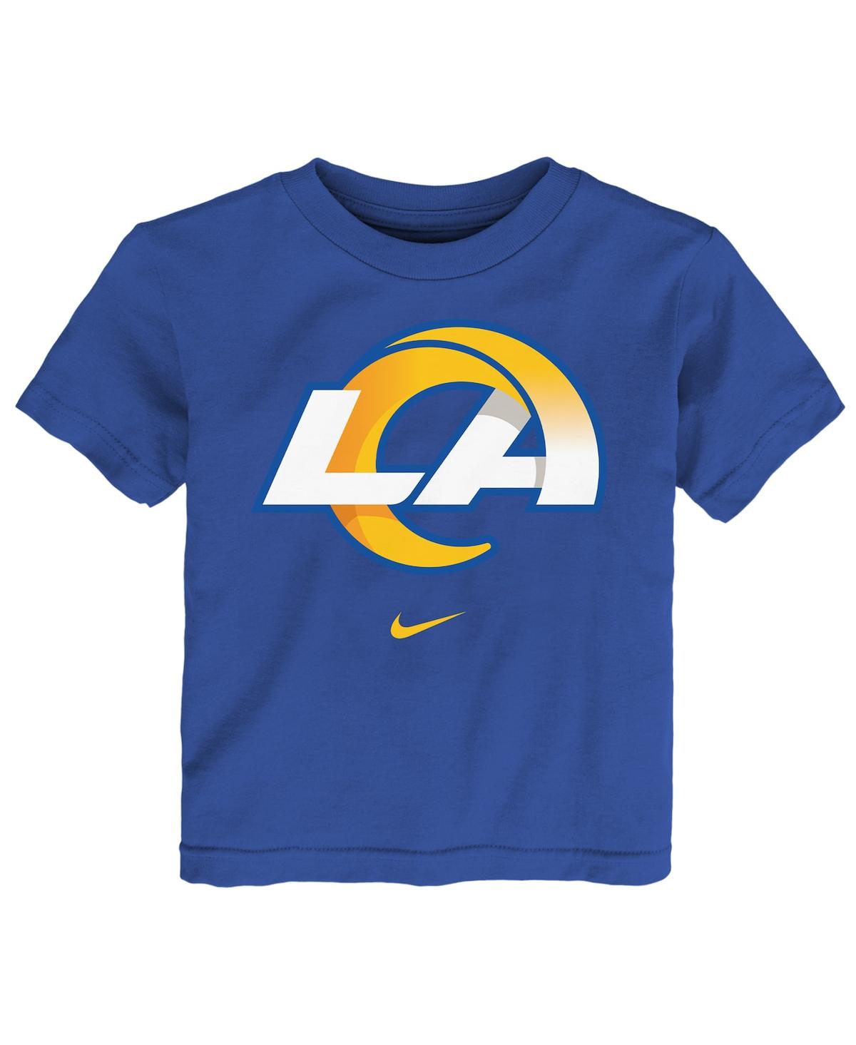 Nike Babies' Toddler Boys And Girls  Royal Los Angeles Rams Logo T-shirt