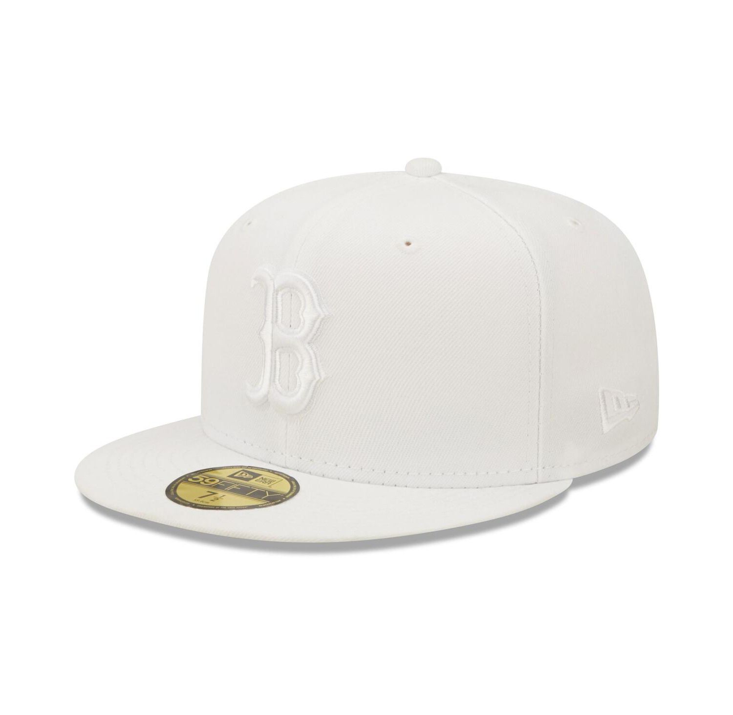 Men's Boston Red Sox White on White 59FIFTY Fitted Hat