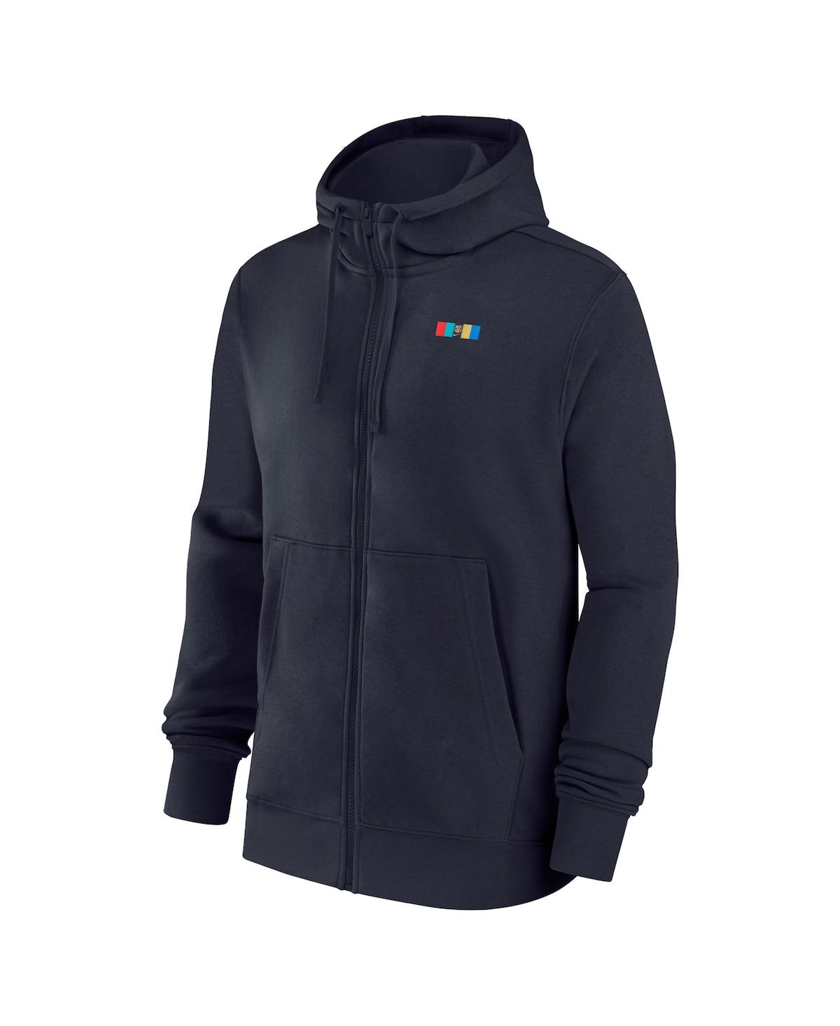 Men's NikeBarcelona Club Team Full-Zip Hoodie - Navy