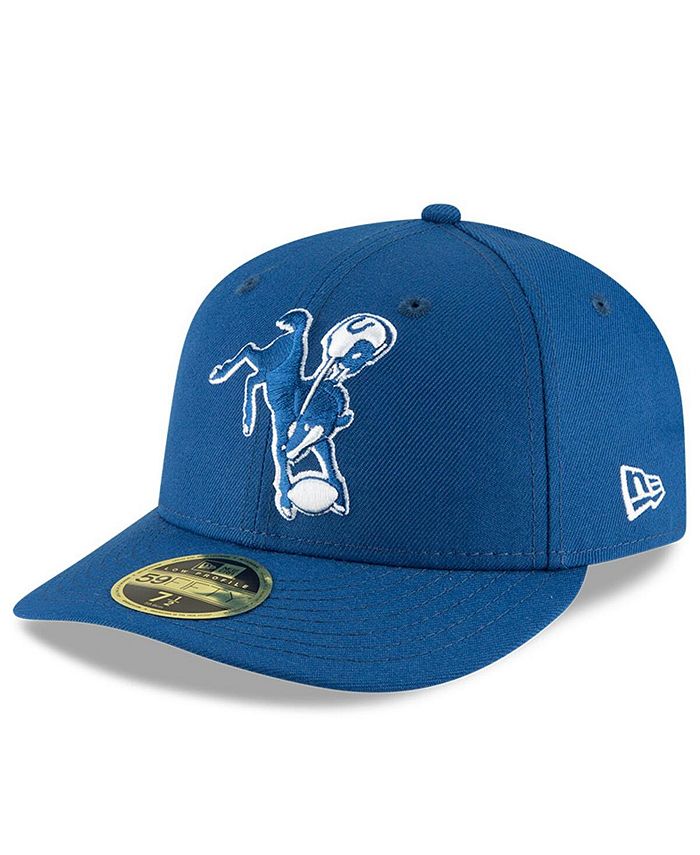 New Era Men's Royal Indianapolis Colts Omaha Throwback Low Profile