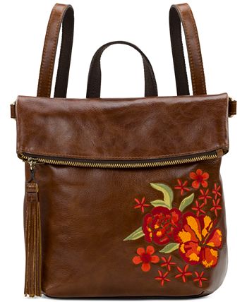Patricia nash luzille discount floral leather backpack