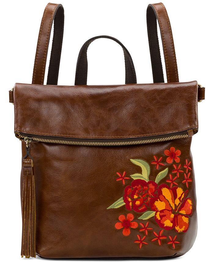 Patricia Nash Lyon Luzille Medium Leather Floral Backpack Macy's