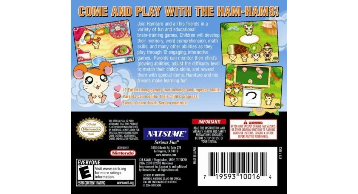 Crave Hi! Hamtaro: Ham-Ham Challenge - Nintendo Ds