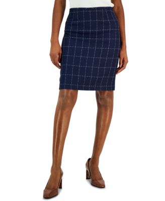 Tahari ASL - Women's Short Boucle Pencil Skirt