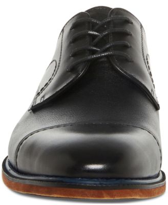 Men's Zane Tonal & Textured Leather Mid Oxford Dress Shoe