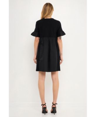 Women's Solid Mini Dress