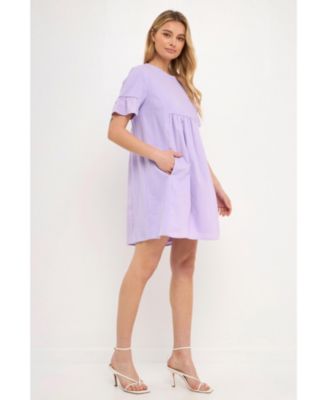 Women's Solid Mini Dress
