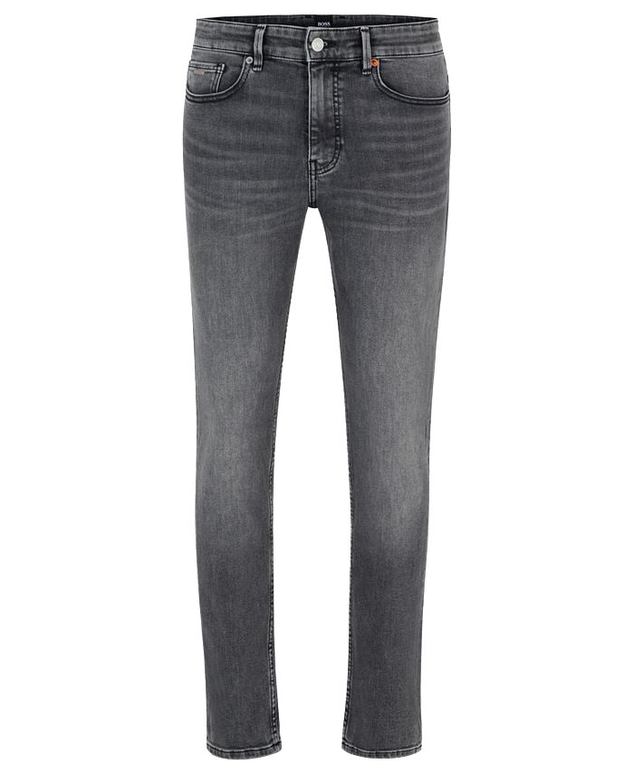 Hugo Boss Men's SlimFit SuperStretch Denim Jeans Macy's