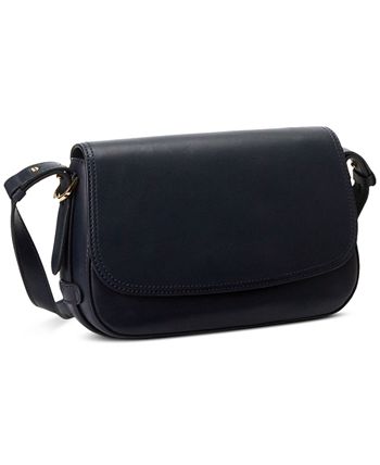 Lauren Ralph Lauren Maddy Small Leather Shoulder Bag - Macy's