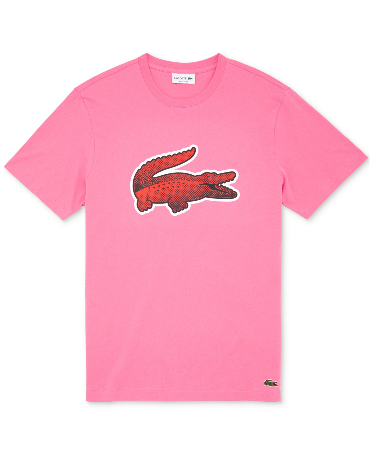 Lacoste Men\'s Exclusive Logo Graphic T-shirt In Reseda Pink | ModeSens