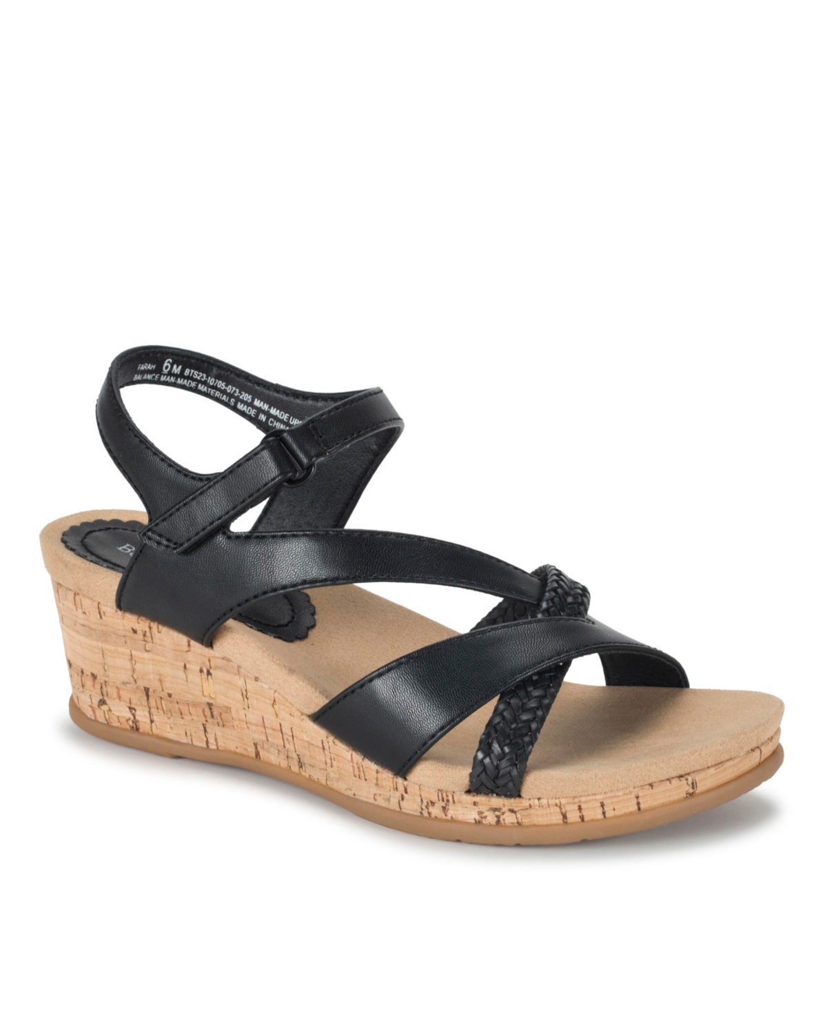 Baretraps Women's Farah Casual Almond Toe Wedge Sandal Women's Shoes