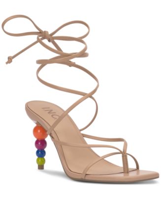 alana tie up geo heel sandals created for macy's