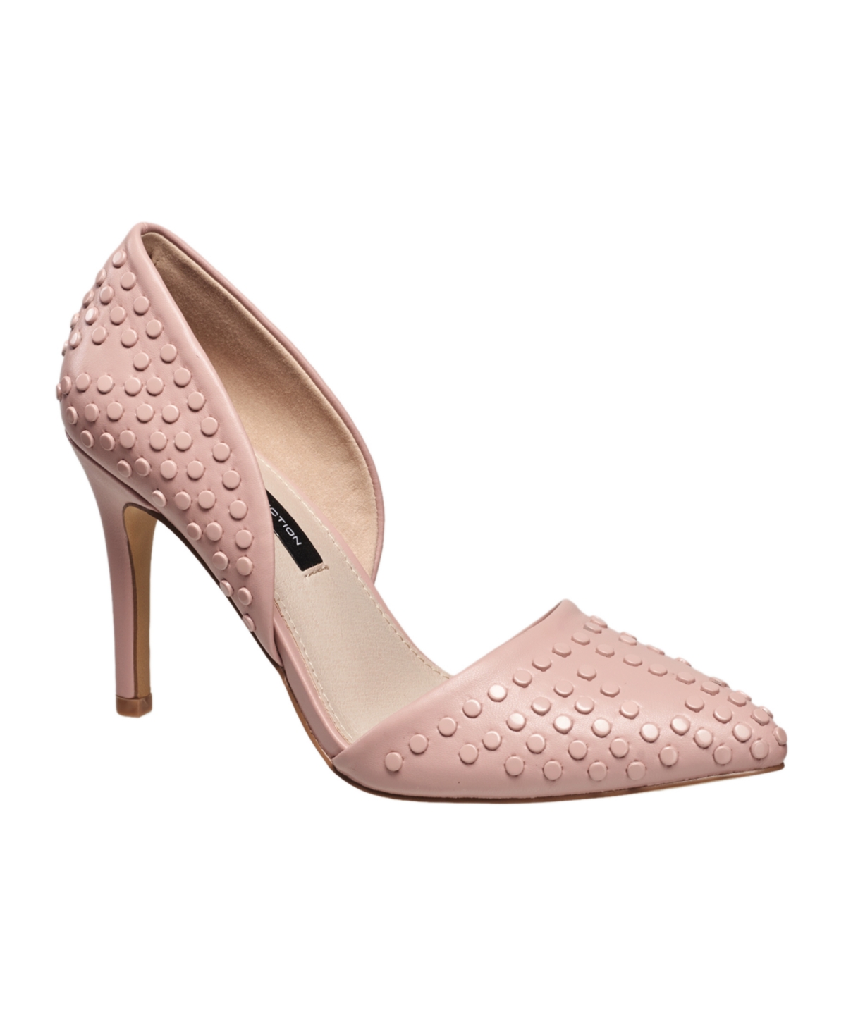 French Connection Forever Studded Pump In Blush