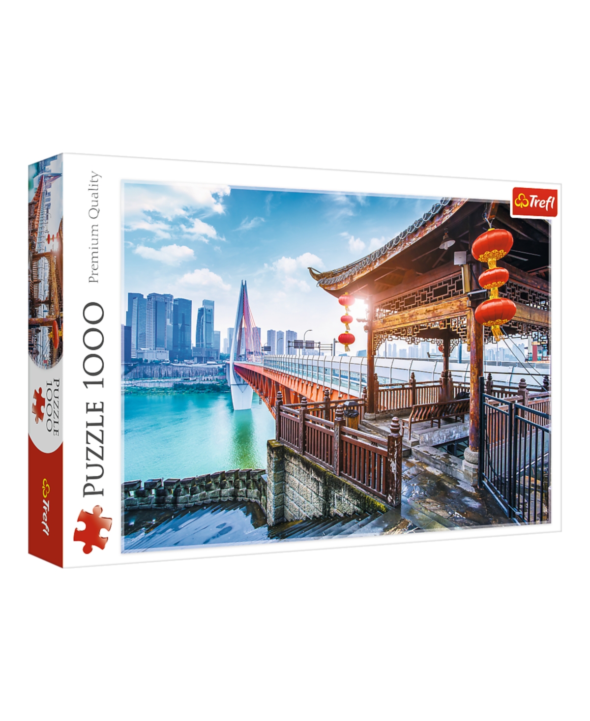 Trefl Red 1000 Piece Puzzle- Chongqping, China In Multi