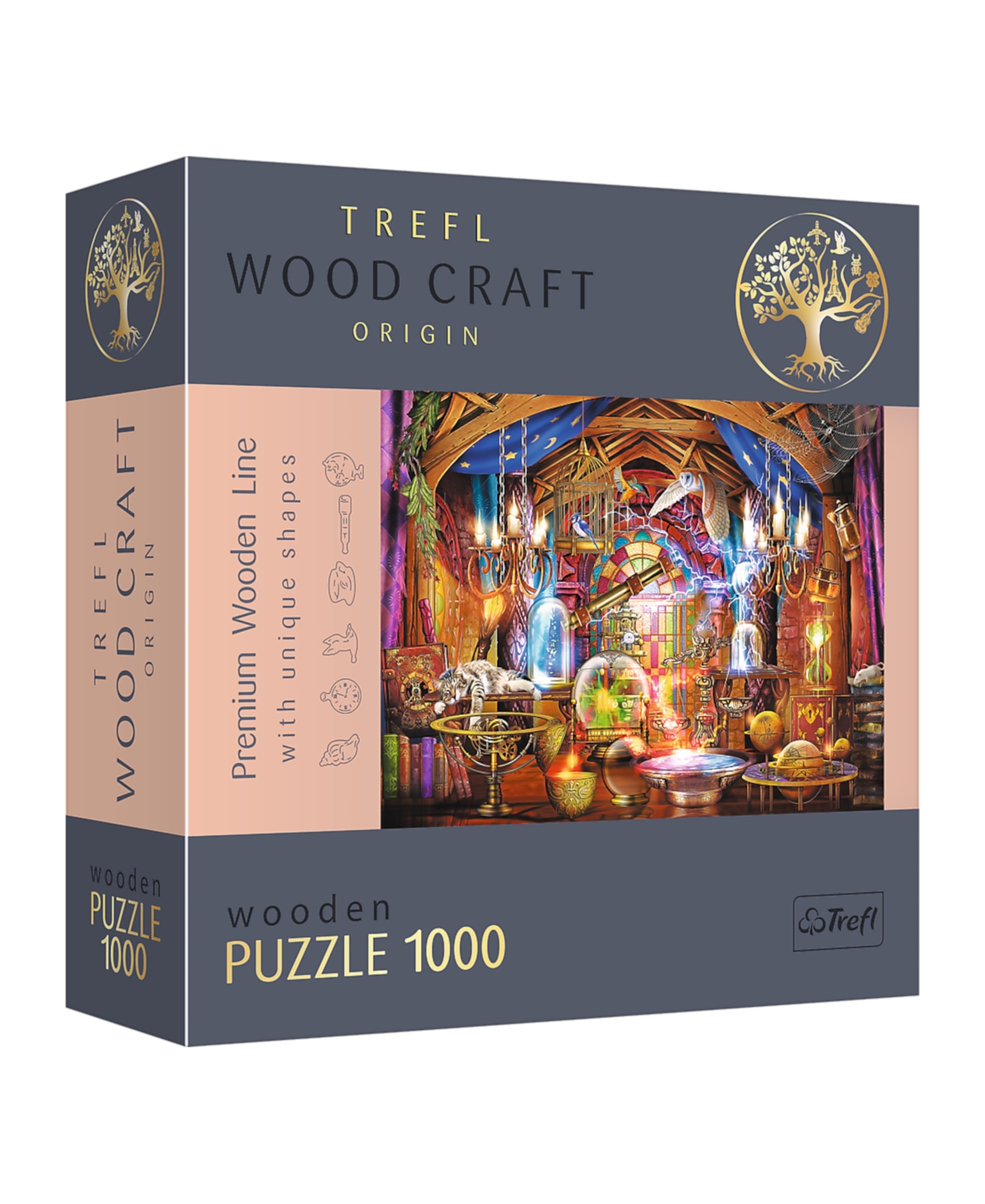 Trefl Kids' Wood Craft 1000 Piece Wooden Puzzle In Multi