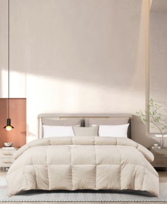 Microfiber Colored Feather & Down Comforter, Twin