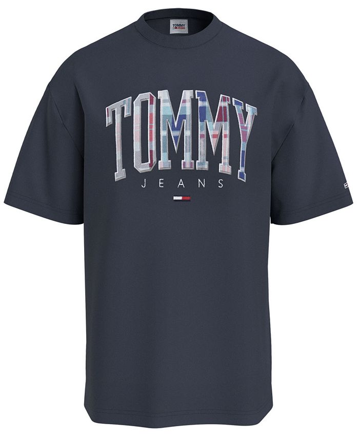 Tommy Hilfiger Tommy Hilfiger Men's Classic-Fit Tartan Logo-Graphic T ...