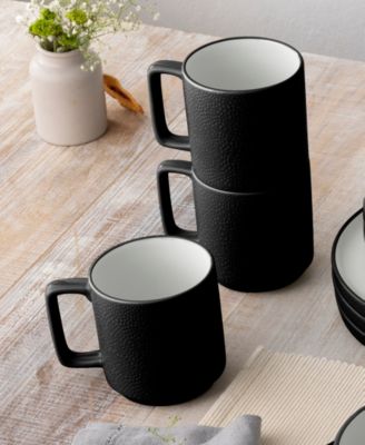 Colortex Stone Stax Mugs, Set of 4