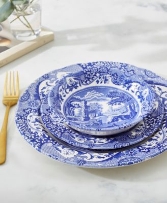 Blue Italian Dinner Plate